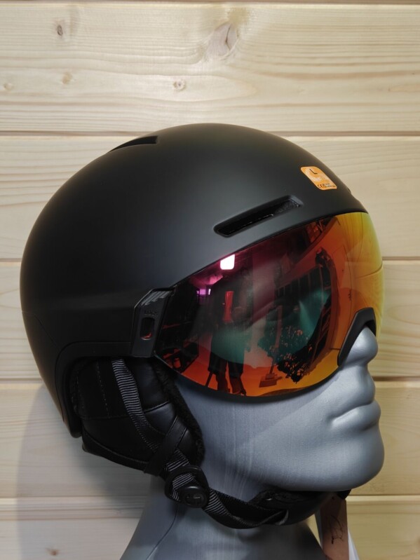 PRILBA SINNER MONTBLANC VISOR MATTE BLACK 59-61CM